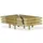 Sängbord 2 st 60x60x40 cm bambu naturlig