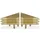 Sängbord 2 st 60x60x40 cm bambu naturlig