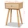 Sängbord 2 st massiv furu 40x30x61 cm brun