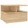 Svävande sängbord sonoma-ek 40x31x27 cm konstruerat trä