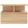 Svävande sängbord sonoma-ek 40x31x27 cm konstruerat trä