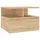 Svävande sängbord 2 st sonoma-ek 40x31x27 cm konstruerat trä
