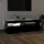 TV-bänk med LED-belysning svart 120x35x40 cm