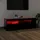 TV-bänk med LED-belysning svart 120x35x40 cm