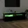TV-bänk med LED-belysning svart 120x35x40 cm