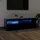 TV-bänk med LED-belysning svart 120x35x40 cm