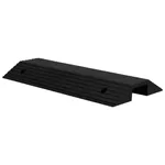 Tröskelramp med bro 80x40x8 cm gummi