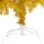 Plastgran med LED och julgranskulor guld 180 cm PET