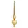 Plastgran med LED och julgranskulor guld 210 cm PET
