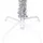 Plastgran med LED och julgranskulor silver 150 cm PET