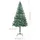 Plastgran med LED & julgranskulor & kottar 180 cm