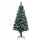 Plastgran med LED och julgranskulor och kottar 150 cm