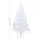Plastgran med LED och julgranskulor vit 180 cm PVC