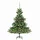Konstgjord nordmannsgran med LED och julgranskulor grön 120 cm
