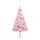 Plastgran med LED och julgranskulor rosa 240 cm PVC 