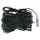 Plastgran med LED och julgranskulor svart 180 cm PVC 
