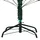 Plastgran med LED och julgranskulor grön 210 cm PVC 