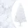Plastgran med LED och julgranskulor vit 210 cm PVC 