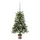 Plastgran med LED och julgranskulor 65 cm grön