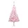 Plastgran med LED och julgranskulor rosa 210 cm PVC 