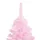 Plastgran med LED och julgranskulor rosa 210 cm PVC 