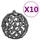 Plastgran med LED och julgranskulor rosa 210 cm PVC 