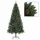 Plastgran med LED och julgranskulor grön 210 cm