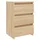 Sängbord sonoma-ek 40x35x62,5 cm konstruerat trä