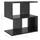 Sängbord 2 st svart högglans 50x30x51,5 cm konstruerat trä