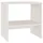 Sängbord vit 40x30,5x40 cm massiv furu 