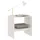Sängbord vit 40x30,5x40 cm massiv furu 