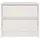 Sängbord 2 st vit 40x30,5x35,5 cm massiv furu