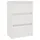 Sängbord vit 40x29,5x64 cm massiv furu