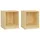 Sängbord 2 st 35,5x33,5x41,5 cm massivt furu