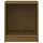 Sängbord honungsbrun 35,5x33,5x41,5 cm massiv furu 