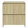 Skänkar 2 st sonoma-ek 70x41x75 cm konstruerat trä