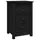 Sängbord 2 st svart 40x35x61,5 cm massiv furu