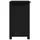 Sängbord 2 st svart 40x35x61,5 cm massiv furu