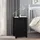 Sängbord 2 st svart 40x35x61,5 cm massiv furu