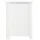 Sängbord vit 40x35x49 cm massiv furu