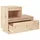 Sängbord 2 st 60x34x51 cm massiv furu