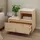 Sängbord 2 st 60x34x51 cm massiv furu