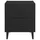 Sängbord 2 st svart 40x35x47,5 cm