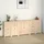 Skänk vit 230x35x80 cm massiv furu