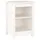 Sängbord vit 40x35x55 cm massivt furuträ
