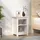Sängbord vit 40x35x55 cm massivt furuträ
