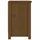 Sängbord 2 st honungsbrun 40x35x55 cm massiv furu