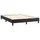 Ramsäng med madrass svart 140x190 cm konstläder