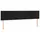 Ramsäng med madrass svart 200x200 cm sammet