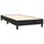 Ramsäng med madrass svart 90x190 cm sammet